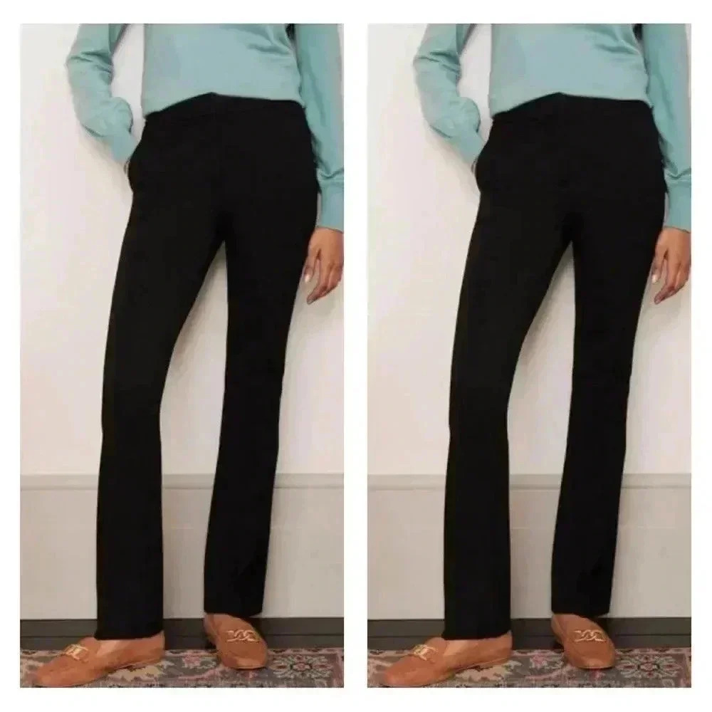 Boden Hampshire Bootcut Black Classic Pants Office Business Casual